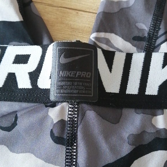 Nike Camo Print Boys Leggings - Picture 6 of 8